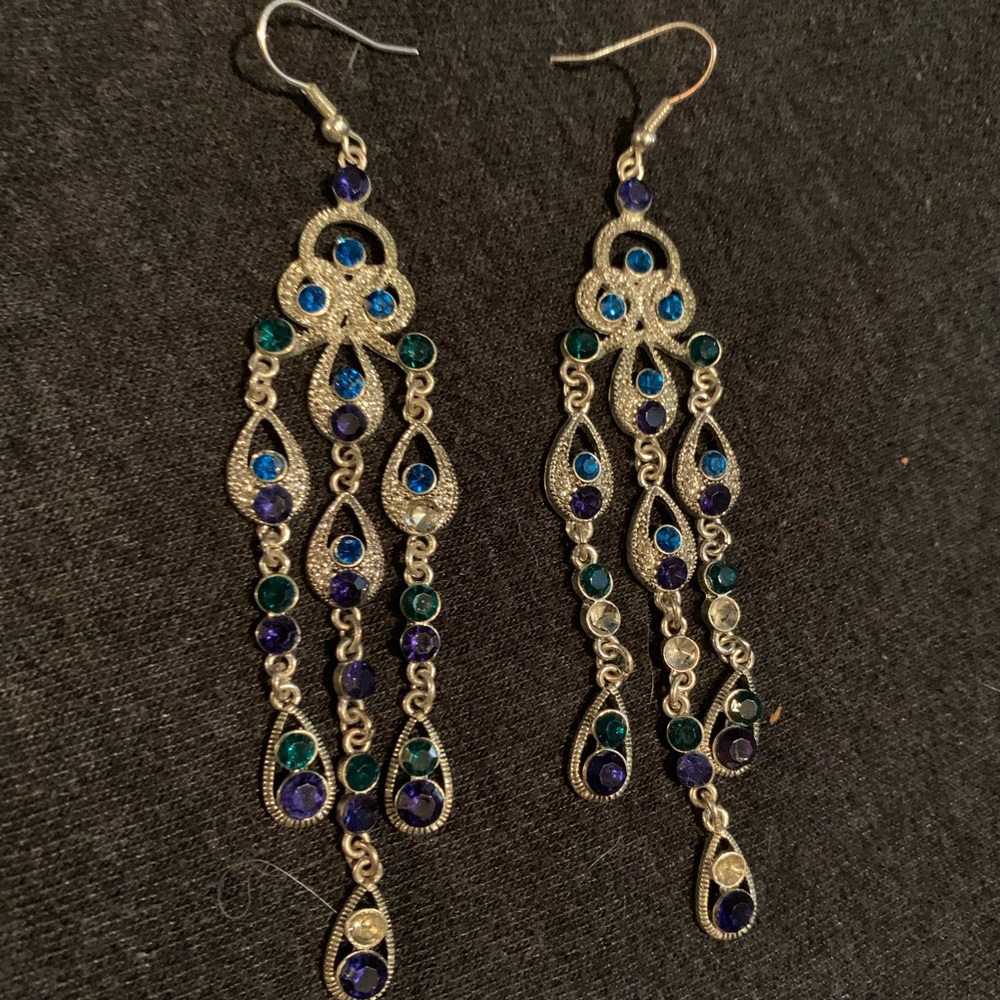 🔅Blue Dangle Earrings